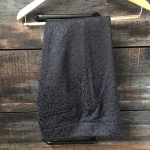 Leopard print dress pants